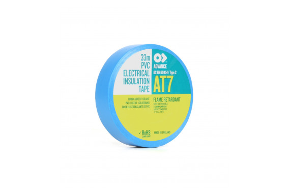 An image of the Advance blue PVC tape