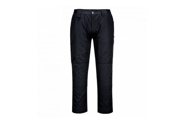 Front of Portwest CD884 Work Trousers in Black