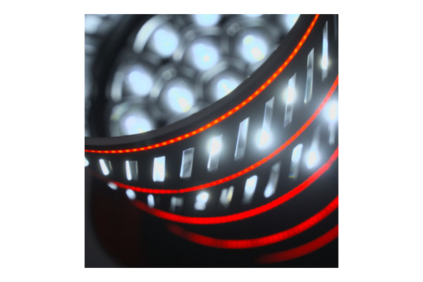 An Image of the Midi-B exterior effects rings in action 