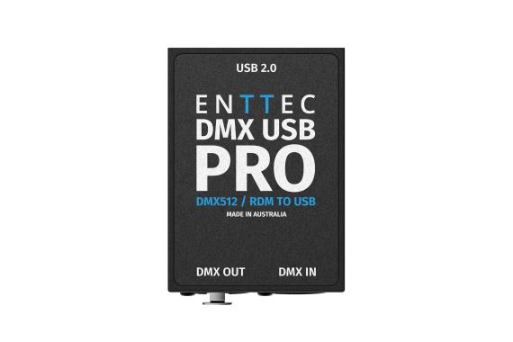 An Image of the front of the Entec DMX USB Pro