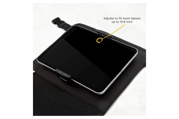 An Image showing the tablet holder on this chest mount