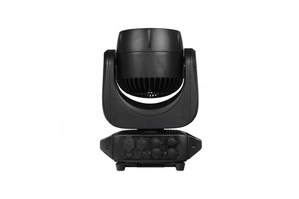 An Image of the back of the Elumen8 Titan Zoom Wash showing the IP rated ports and connections