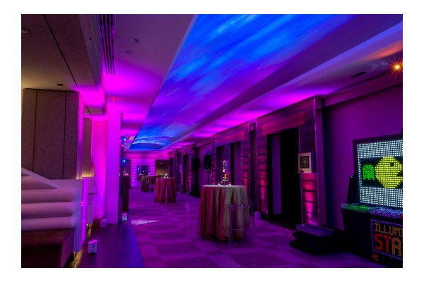 Chauvet Freedom Par H9 fixtures lighting up an event space