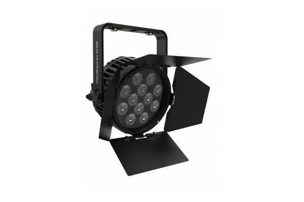 An Image of the Chauvet H12X with the barndoors attached