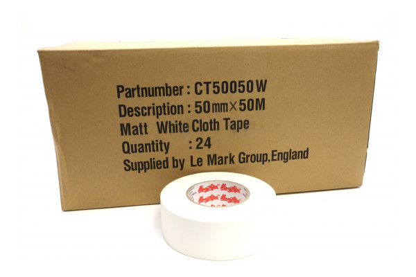 Magtape Matt 500 Professional Grade White Gaffer Tape - Box of 24