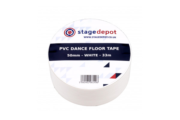 A roll of the Stage Depot white dance floor tape