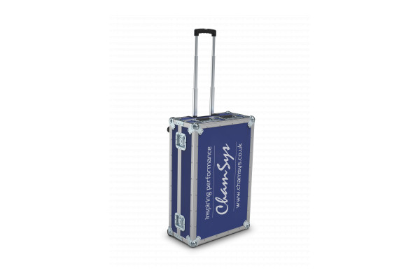 ChamSys flight Case for the MagicQ MQ250 with wheels and raised handle