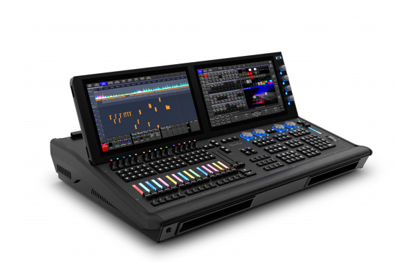 An image of the left of the ChamSys MagicQ MQ500M+ Stadium Console