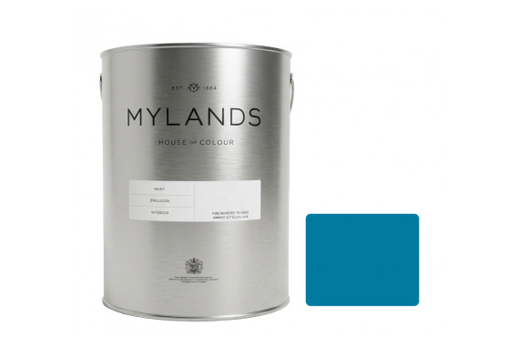 Mylands Midnight Emulsion Paint with Colour Swatch