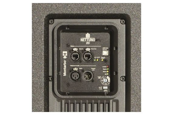 A close up image of the Montarbo base sub showing the avalible ports and connections