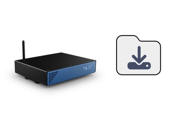 An Image of the ChamSys DIN with the download code next to the unit