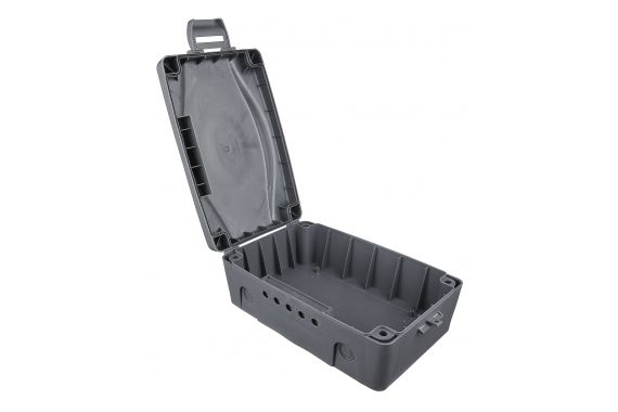 An image of the masterplug water resistant cable box open