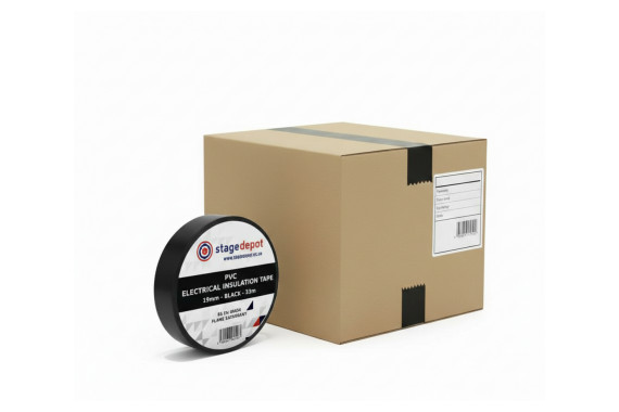 An image of the Stage Depot box of PVC tape