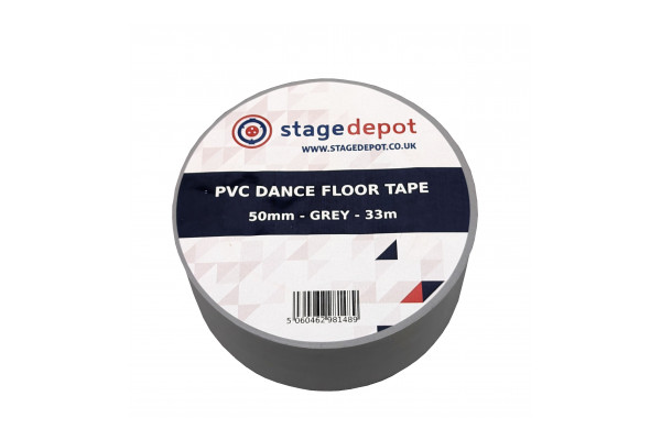 An Image of a roll of the Stage Depot Grey Dance Floor tape