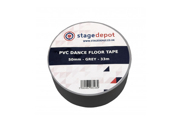 An Image of a roll of Stage Depot Grey Dance Floor Tape