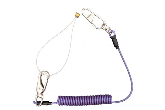 An Image of the purple version of the tool lanyard