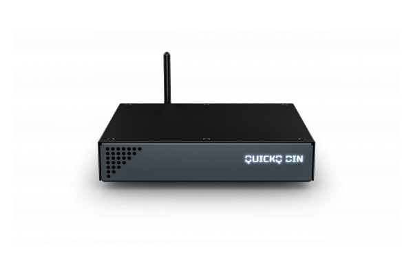 Front View of the ChamSys QuickQ DIN