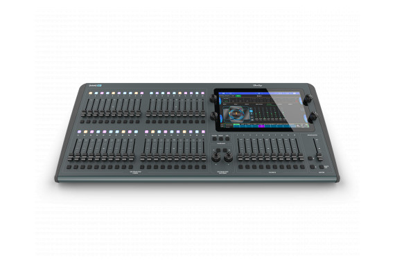 An image of the front of the ChamSys QuickQ 30+ lighting desk