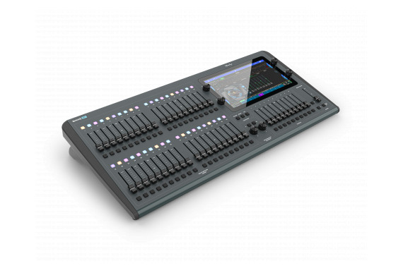 An image of the side of the QuickQ 30+ showing a complete overview of the console