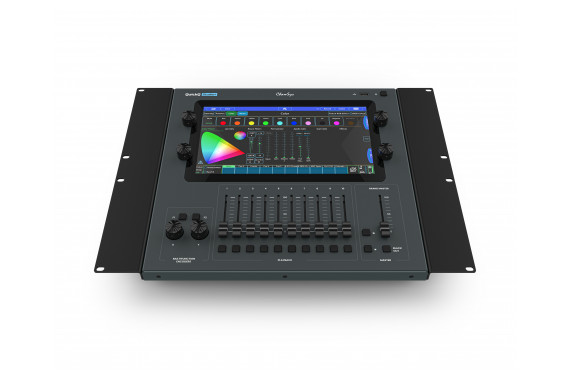 The front of the ChamSys QuickQ Rack mountable Studio Console