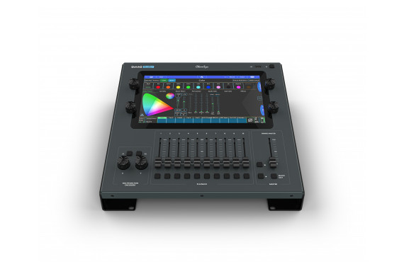 An image showing that the studio can also be used with the rack ears as a stand