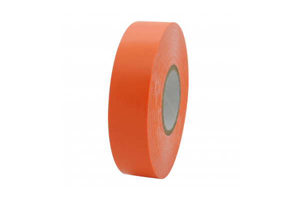 A roll of the RS 777 electrical PVC tape in orange