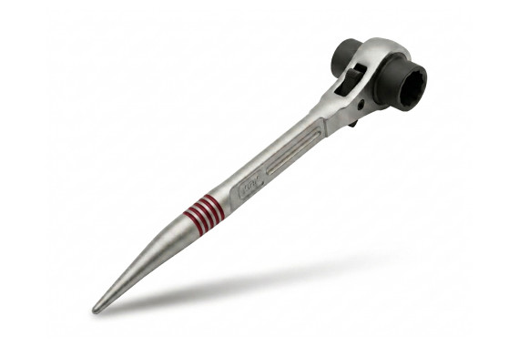 Our Stage Depot Red Double Ring Podger featuring the 17mm & 21mm ratchet sizes