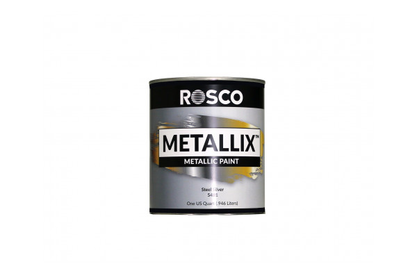 An Image of the Rosco Steel Silver metallic tin