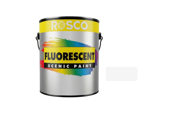 A tub of the Rosco Fluorescent white paint large