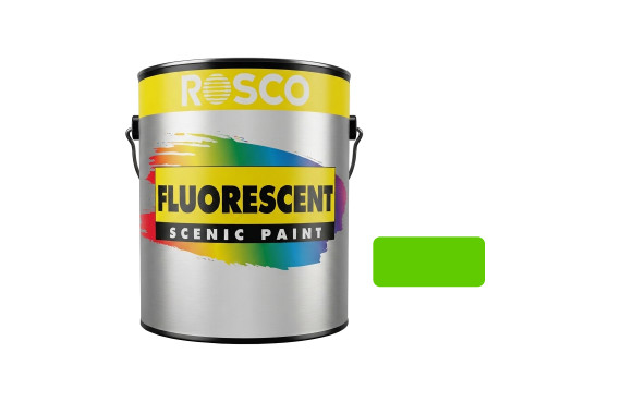 A tub of the Rosco Fluorescent Green Large Tub