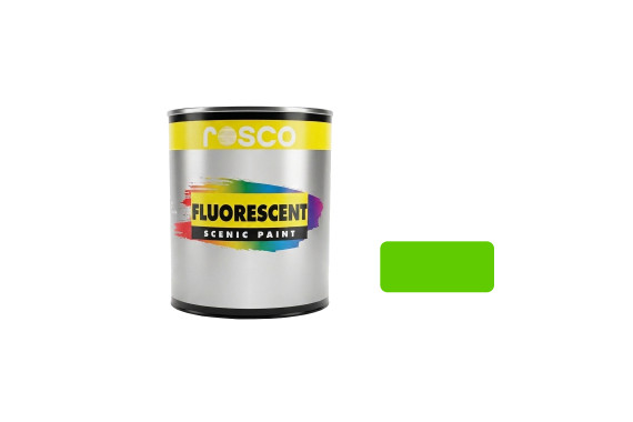 A tub of the Rosco Fluorescent Green Small