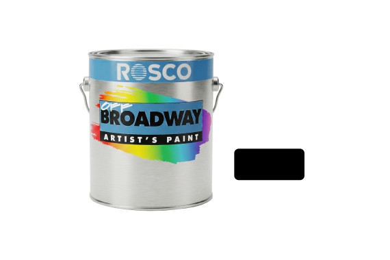 An image of the Rosco Off Broadway Black Paint