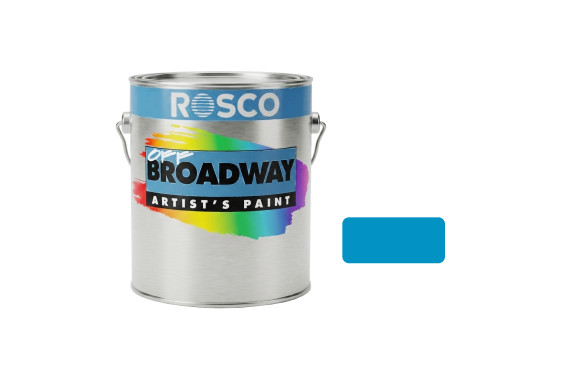 A tub of the Rosco Off Broadway Sky Blue