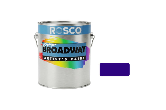 A tub of the Rosco Off Broadway Ultramarine Blue