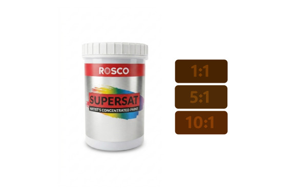 An image of the Rosco Supersaturated Burnt Umber 1L