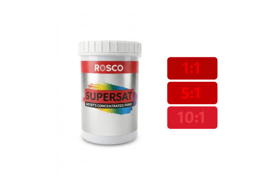 A tube of the Rosco Supersaturated 1L paint