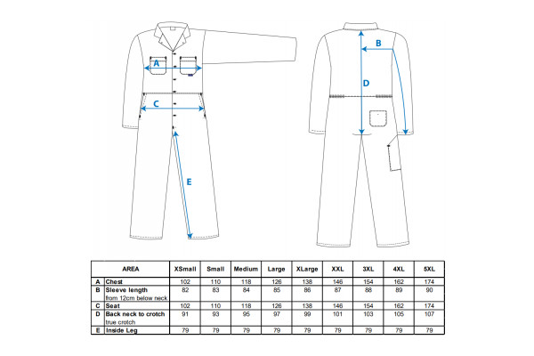 Portwest S999 Polycotton Work Coverall | Stage Depot