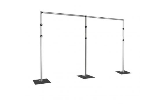 An Image of the Stage Depot Pipe and drape kit