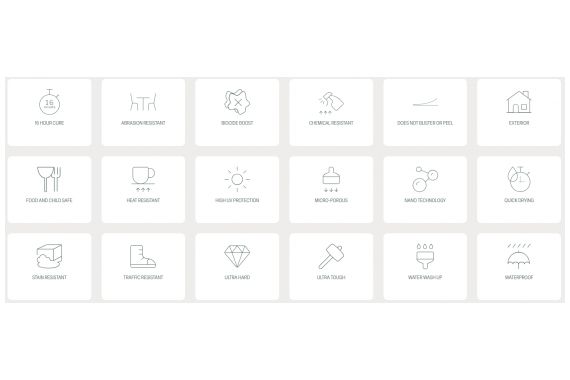 An Image of the features of Polyvine Satin Extreme Varnish