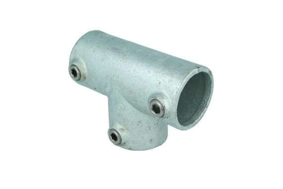 An Image of the Doughty Pipe clamp in silver