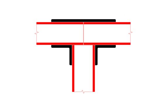 A cross section image of the Doughty pipe clamp