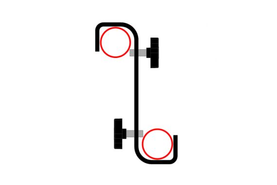 An Image of the 180 degree hook clamp