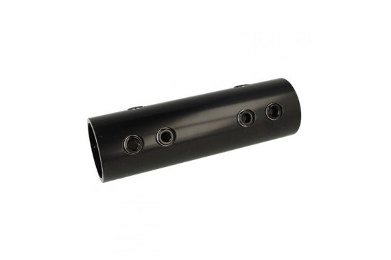 A photo of the Doughty solid tube joiner in black