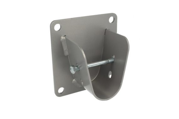 An Image of the front of the Doughty wall hanger in silver