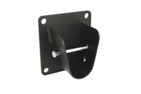 An Image of the front of the Doughty wall hanger in black