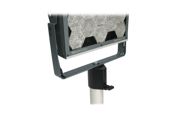 An Image of the Doughty Adaptor connected to both an upright and lighting fixture