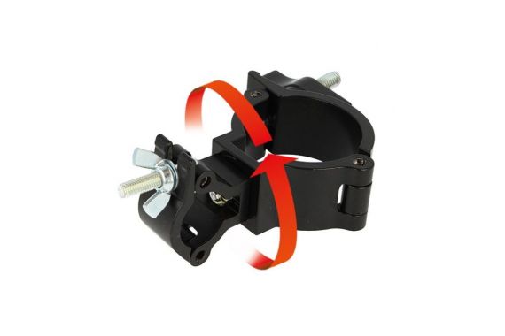 An Image of the black version of the swivel coupler
