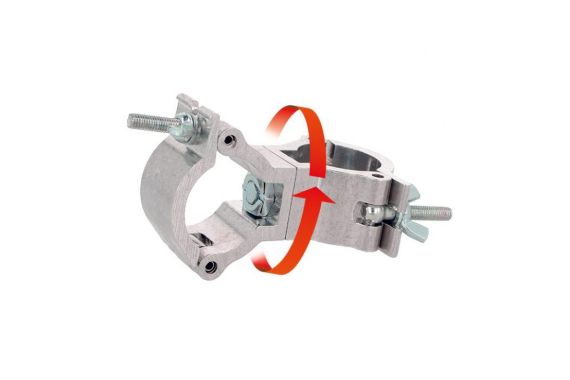 An Image of the Doughty Swivel Coupler in silver