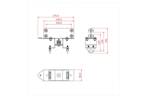 A technical image of the Doughty six track runner