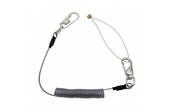 An image of the black version of the Stage Depot tool lanyard